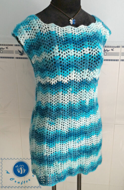 crochet chevron top