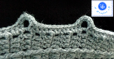 how to crochet button loop